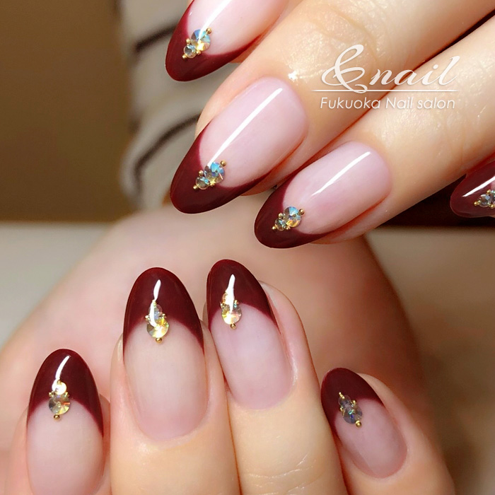 アシンメトリーネイル 福岡ネイルサロン 福岡アンドネイル