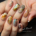 ニュアンスネイル・大理石ネイル