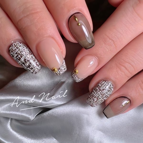 ツイードネイル 福岡