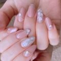 淡いピンクネイル 福岡