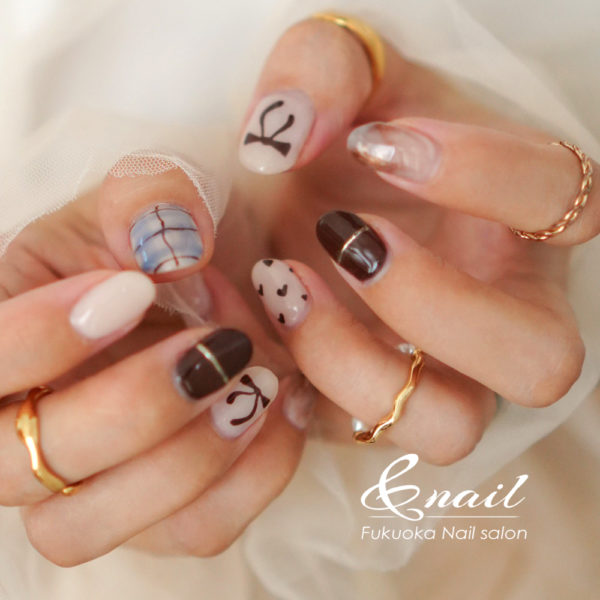 大人かわいいネイル