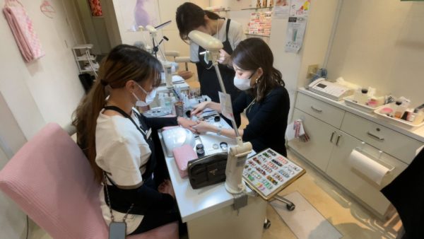 福岡アンドネイルの技術向上・練習会