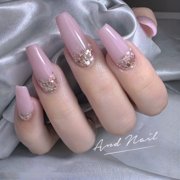 ピンクスカルプネイル 福岡