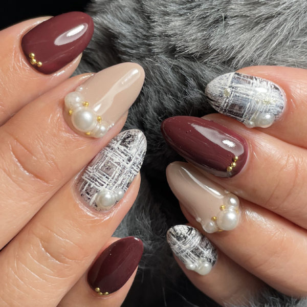 ツイードネイル 福岡