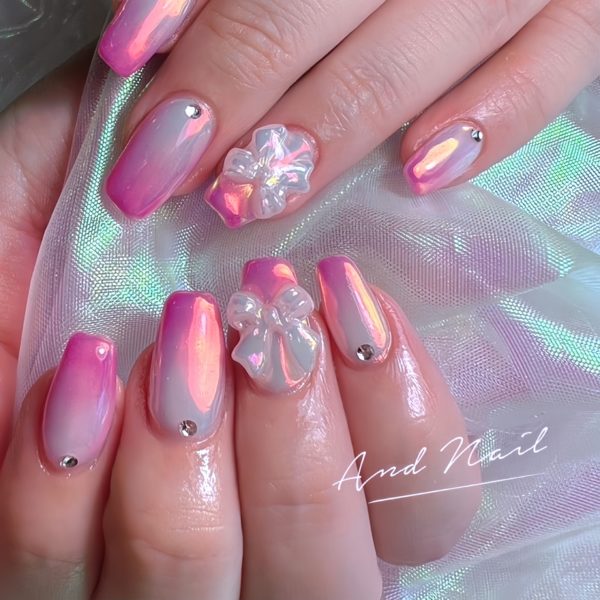 うるっと透明感のあるグラデーション