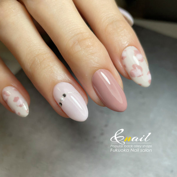 ヒョウ柄ネイル 福岡