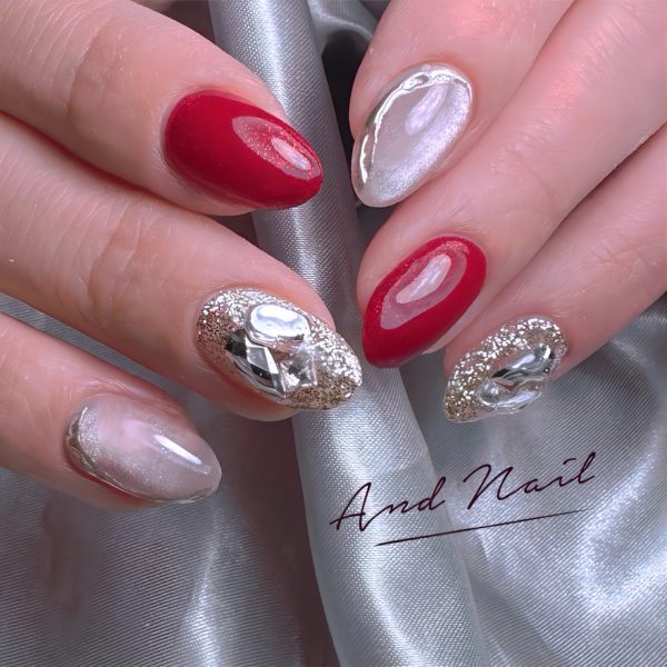 キラキラマグネットネイル 福岡