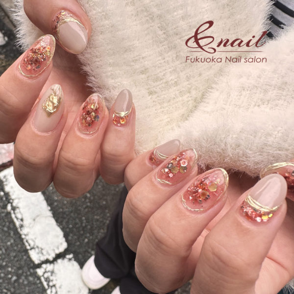 大人らしいネイル