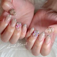 オーロラリボンネイル☆ワンホンネイル