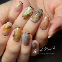 秋冬のニュアンスネイル