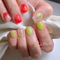 青リンゴネイル☆可愛い