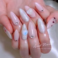 ぷくぷくハートネイル