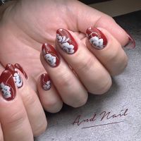 大人フラワーネイル