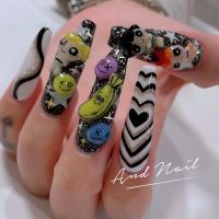 パワーパフガールズネイル