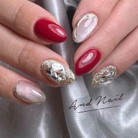 ビジュー・マグネットネイル