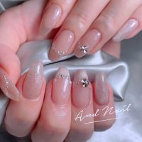 パールフレンチ・マグネットネイル