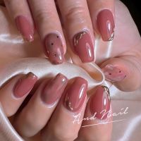 くすみピンクネイル