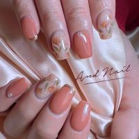 手描きチューリップ・春の癒しネイル