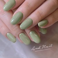 ピスタチオカラー・癒されネイル