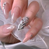 心地いいキラ艶・韓国ネイル・ワンホンネイル