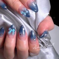 夏ブルーグラデ・夏リボン