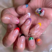 Snow Man推しネイル|福岡で楽しむ9色フレンチネイルデザイン